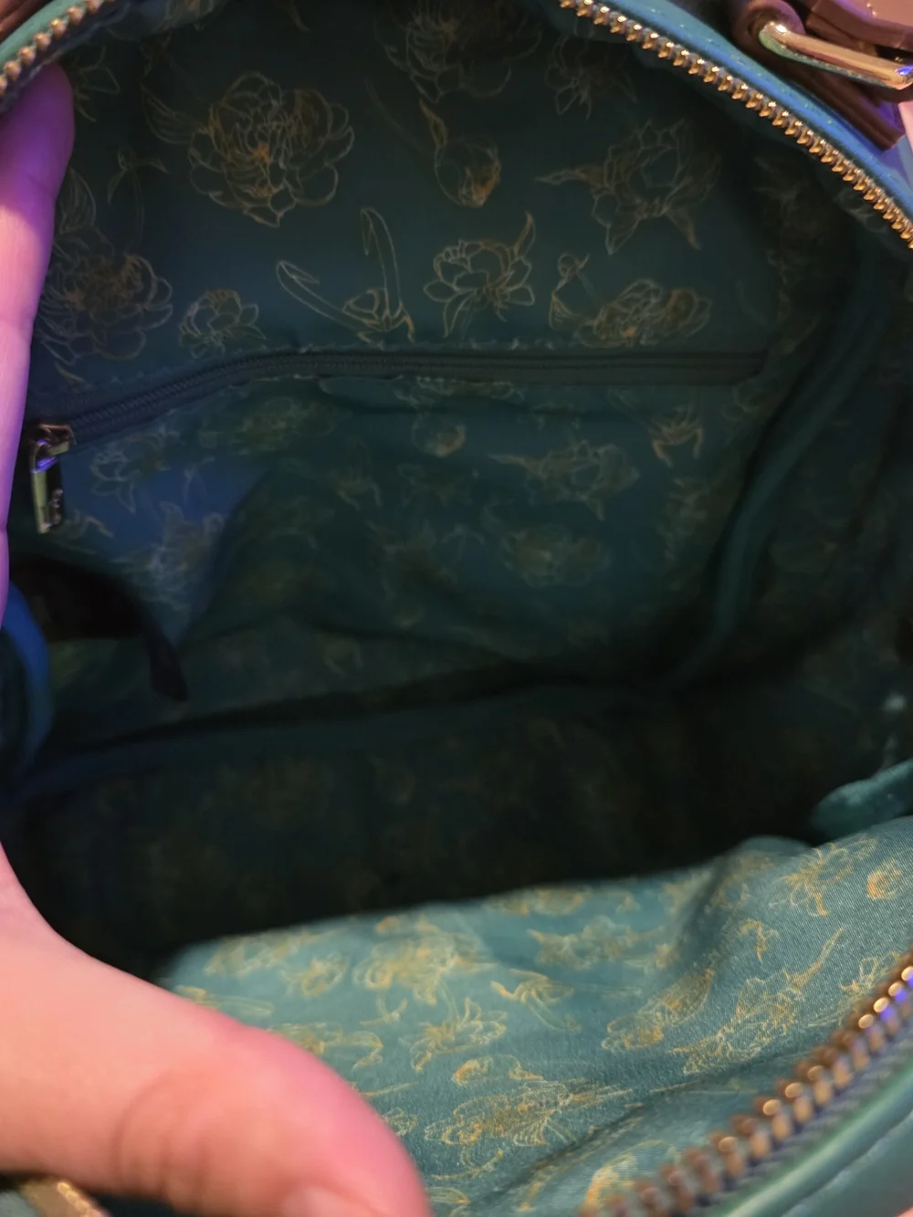 Loungefly green backpack
